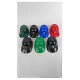 7- Plastic Baseball Helmets