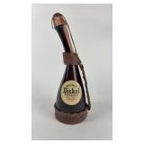 Vintage George Dickel Whiskey Bottle w/Leather