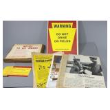 Warning Signs and Firearm Advertisements