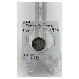 1936 Mercury Silver Dime