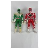 2- Vintage 12" Power Rangers