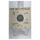 1940-S Mercury Silver Dime