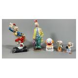 Ceramic Clown Figurines