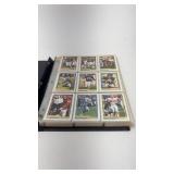 Binder Full of 1992 Topps Gold NFL Insert Cards-