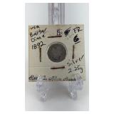 1892 Barber Silver Dime