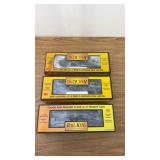 3 RailKing 027 Gauge Freight Cars