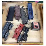 Locomotive, Cars, & Toy Transformer