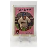 1959 Topps Tony Taylor Rookie Card