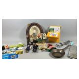 Vintage Dolls,Dish Ware,Dymo Labeler, Framed