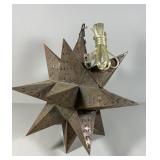 Tin Star Light Fixture
