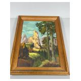 Framed Acrylic Painting