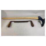 Sentry Foot Adze And 16" Draw Knife