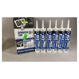 6 Tubes Of DAP Dynaflex 230 White