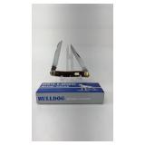 New-Bulldog Bone Muskrat-Handmade Soligen Germany