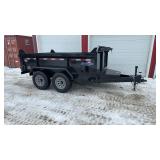 2025 Hawk 10,000 Lb Dump Trailer W/Scissor Lift