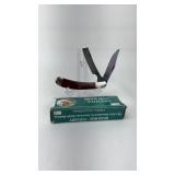 New-Bear MGC Cutlery Titanium Razor Trapper Red