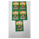 5-Unopened Packs of 1986 Garbage Pail Kids-3rd