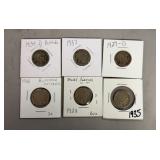 6 Buffalo Nickels