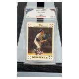 2007 Topps Mickey Mantle Mint 9