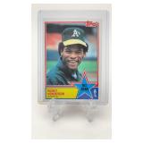 1983 Topps Rickey Henderson All-Star Card
