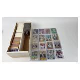 Double Row Box of Assorted Sports Cards in Holders