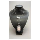 Coffee Jasper Stone Necklace-Display not included