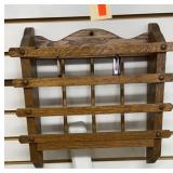 Wooden Newspaper Rack