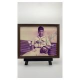 Enos Slaughter Autographed 8x10 Framed Photo