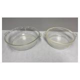 2- Glass Pyrex Baking Dishes