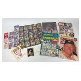 Box of Pete Rose,Mickey Mantle,Cards,Magazines,Etc