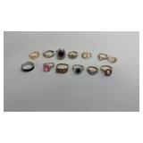 13 Costume Rings
