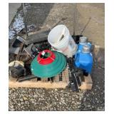 Auction Items-Diesel Jugs,Tree Stand, weed