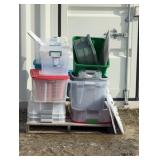 Totes, Baskets and Lids Various Sizes