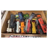 Louis Marx Train Cars tin