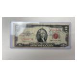 1953 C Red Seal 2.00 Bill