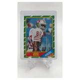 1986 Topps Jerry Rice Rookie Card