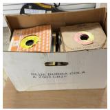 Box w/ 100s of Vintage 45s- See Pictures