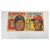 1970 Topps Brock & Kirkpatrick Poster Inserts