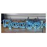 Classic Neon Reebok Ad Signage