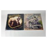 2-Vintage The Outlaws LPs-Hurry Sundown & Lady in