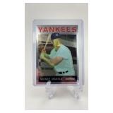 1996 Topps Mickey Mantle Refractor Insert Card