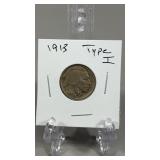 1913 Type I Buffalo Nickel