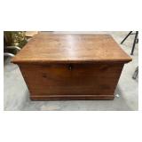 Wood Chest W/Key