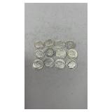12 Silver Dimes