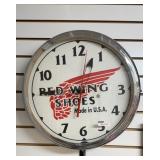 Red Wing Shoes Clock