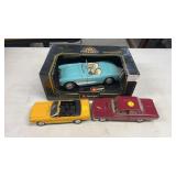 3 Diecast Cars