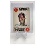 1968 Topps Game Henry Hank Aaron Card
