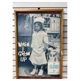 The Clinic Show Framed Advertisement Poster