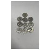 10 Kennedy Bicentennial Half Dollars