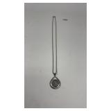 .999 Liberty Mint Silver Necklace W/Pendant